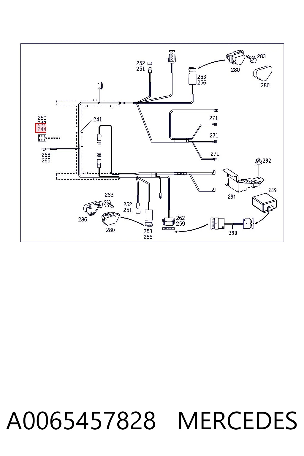 A0065457828 Mercedes