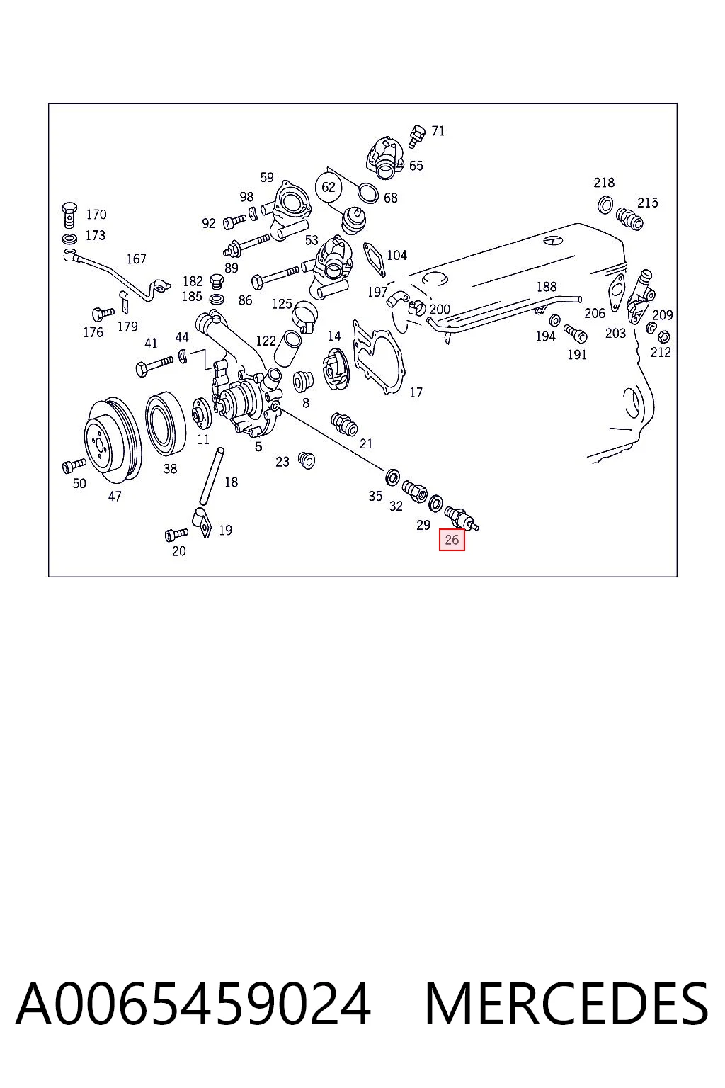 A0065459024 Mercedes