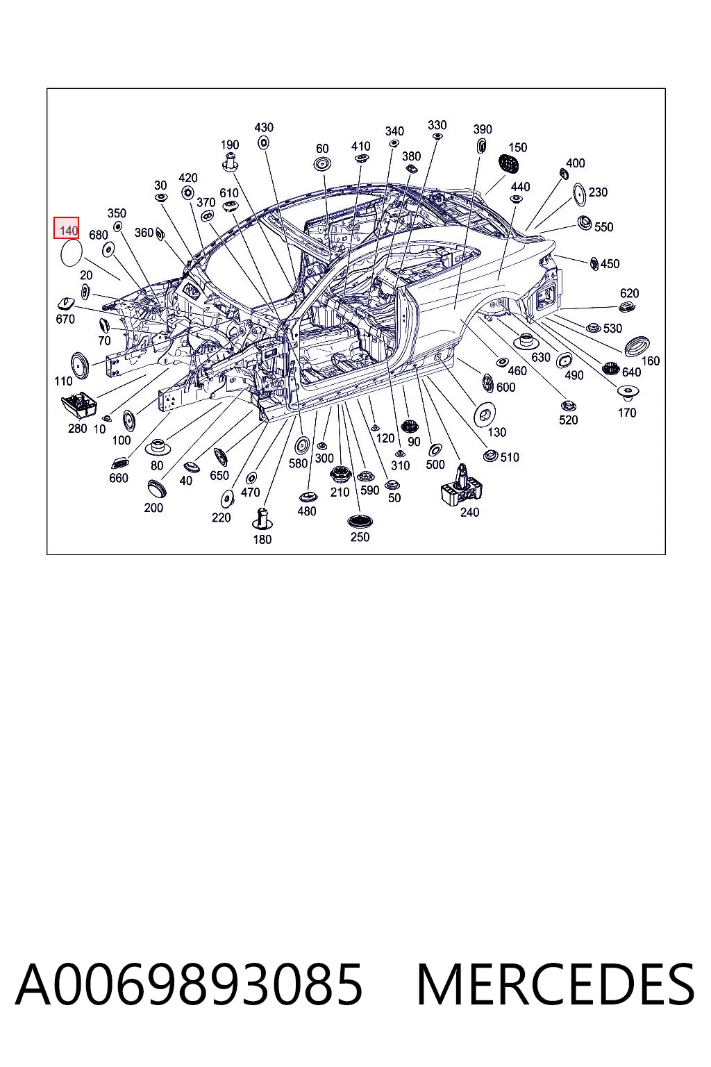 Tampa de tanque de fluido para lavador para Mercedes E W211