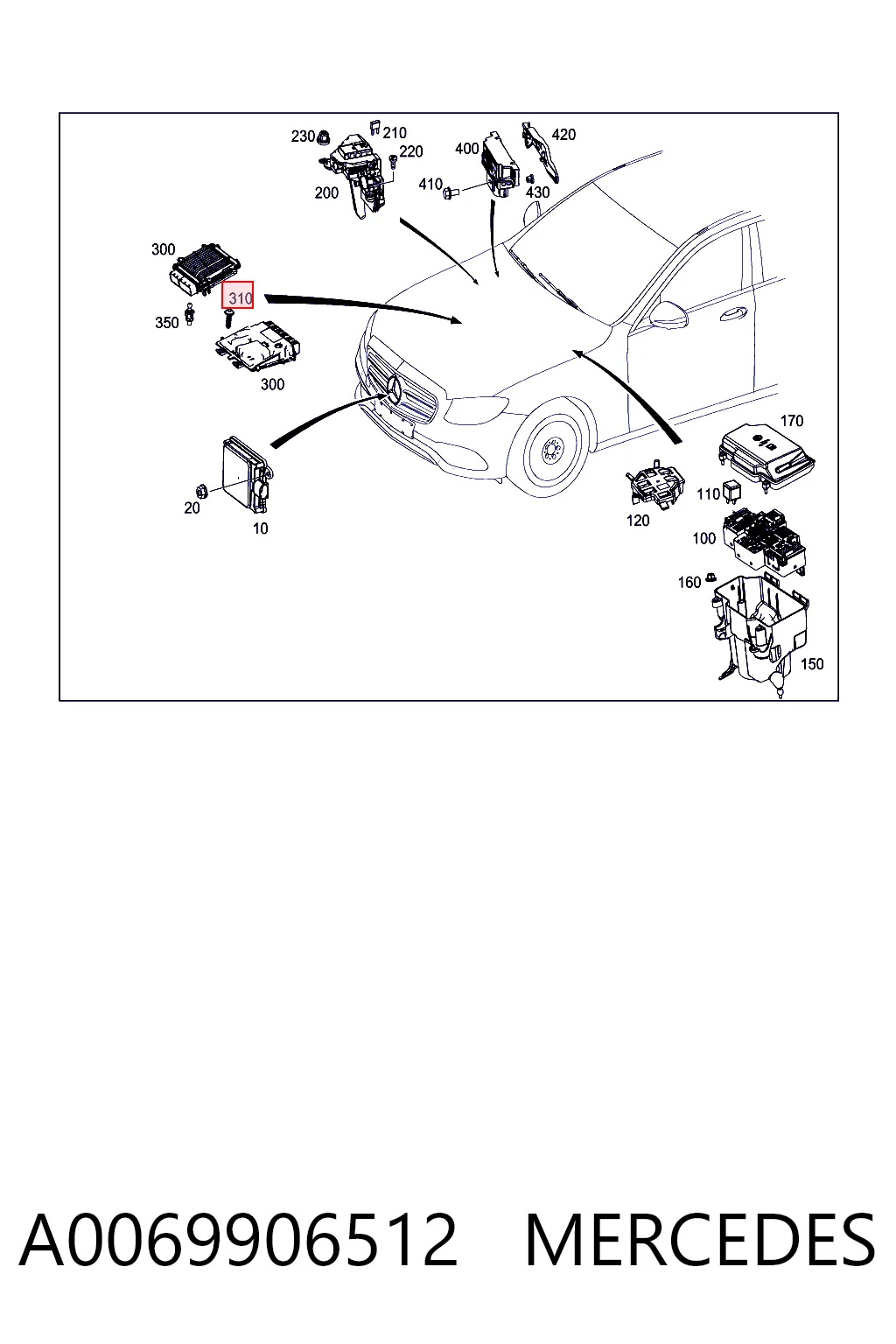 A0069906512 Mercedes