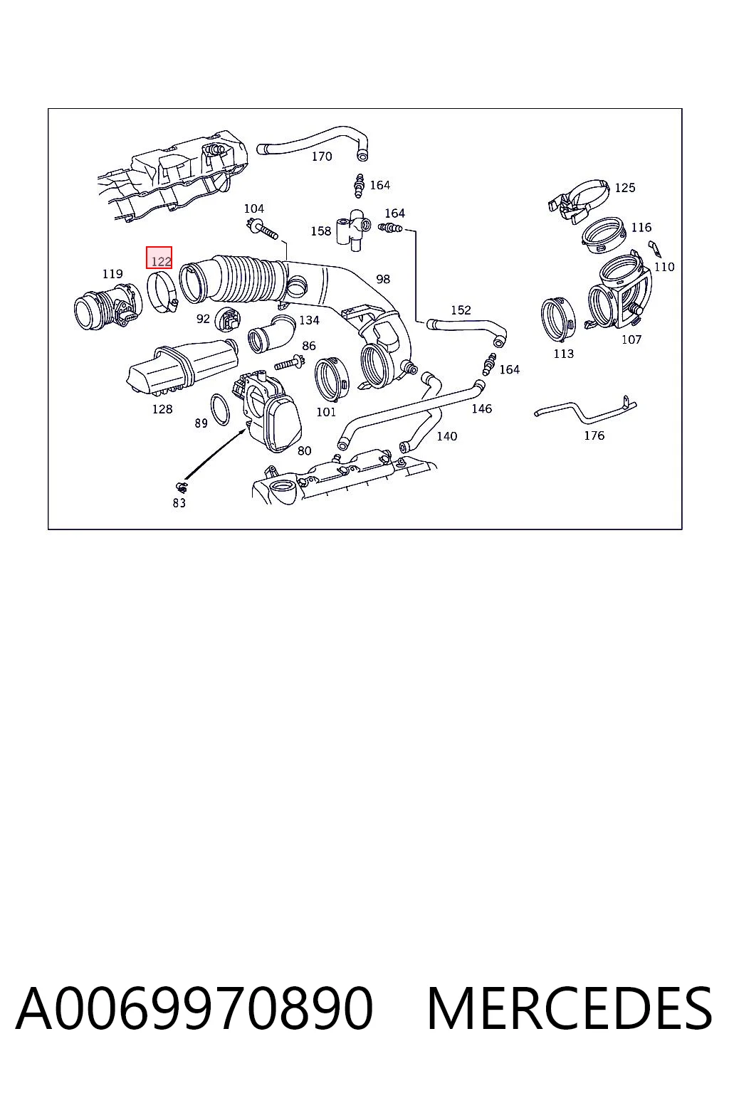 A0069970890 Mercedes
