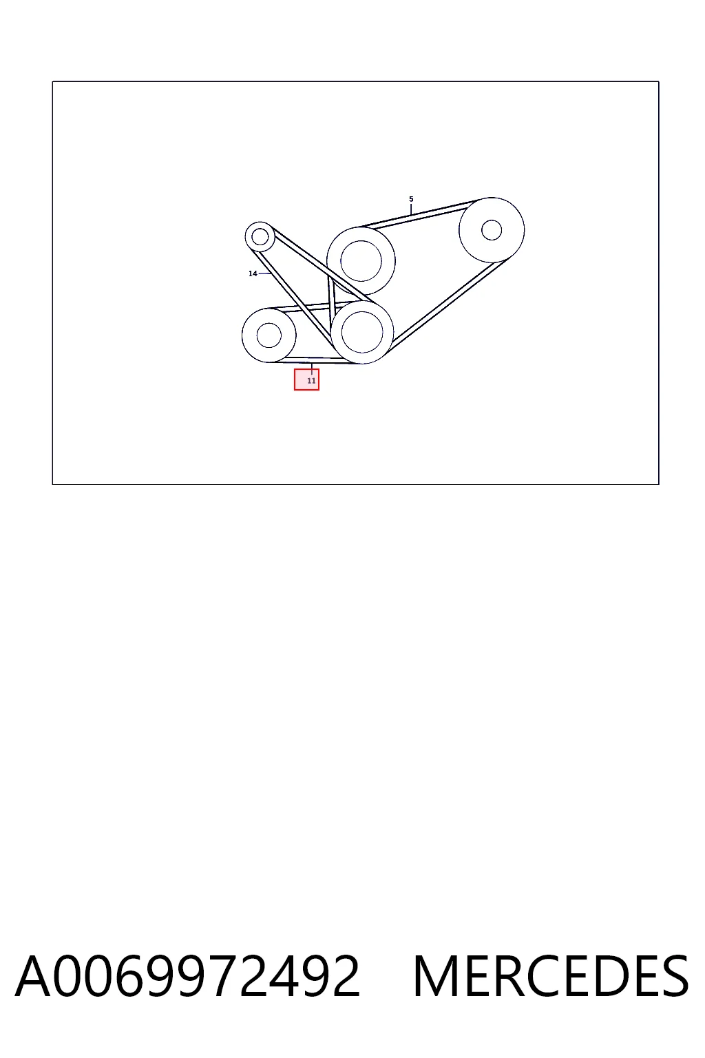 A0069972492 Mercedes