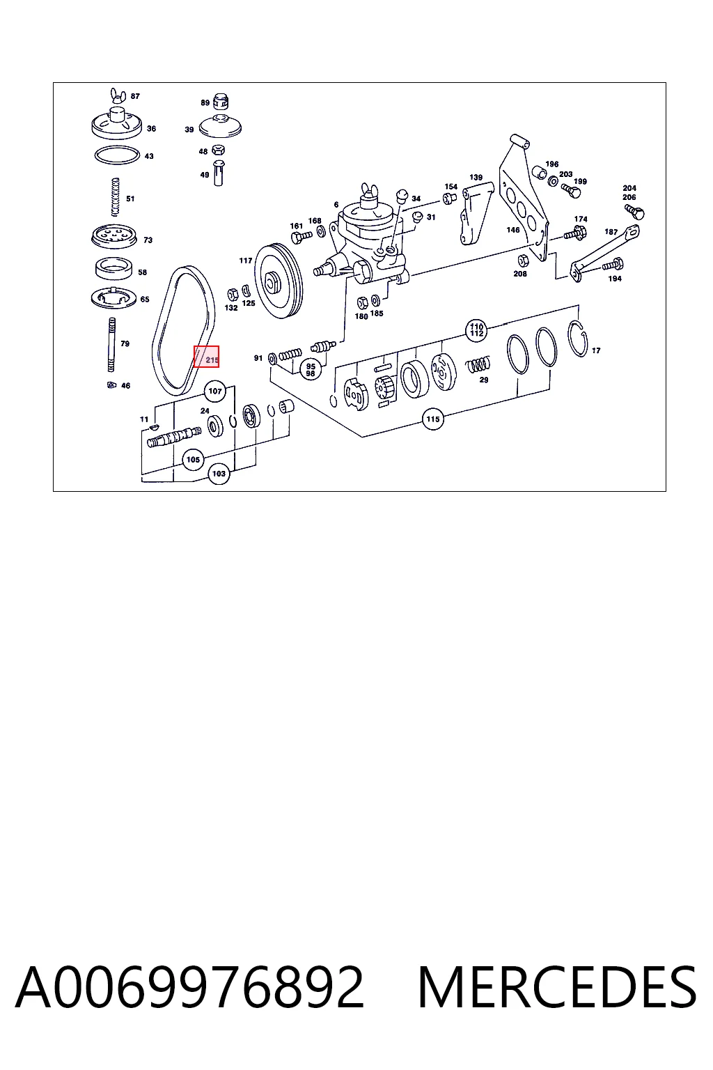 A0069976892 Mercedes