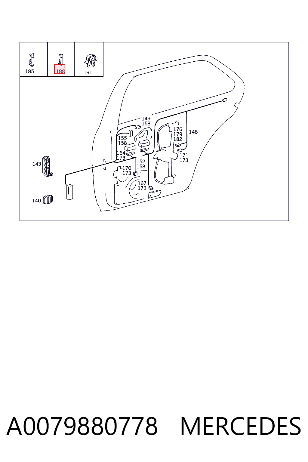 A0079880778 Mercedes
