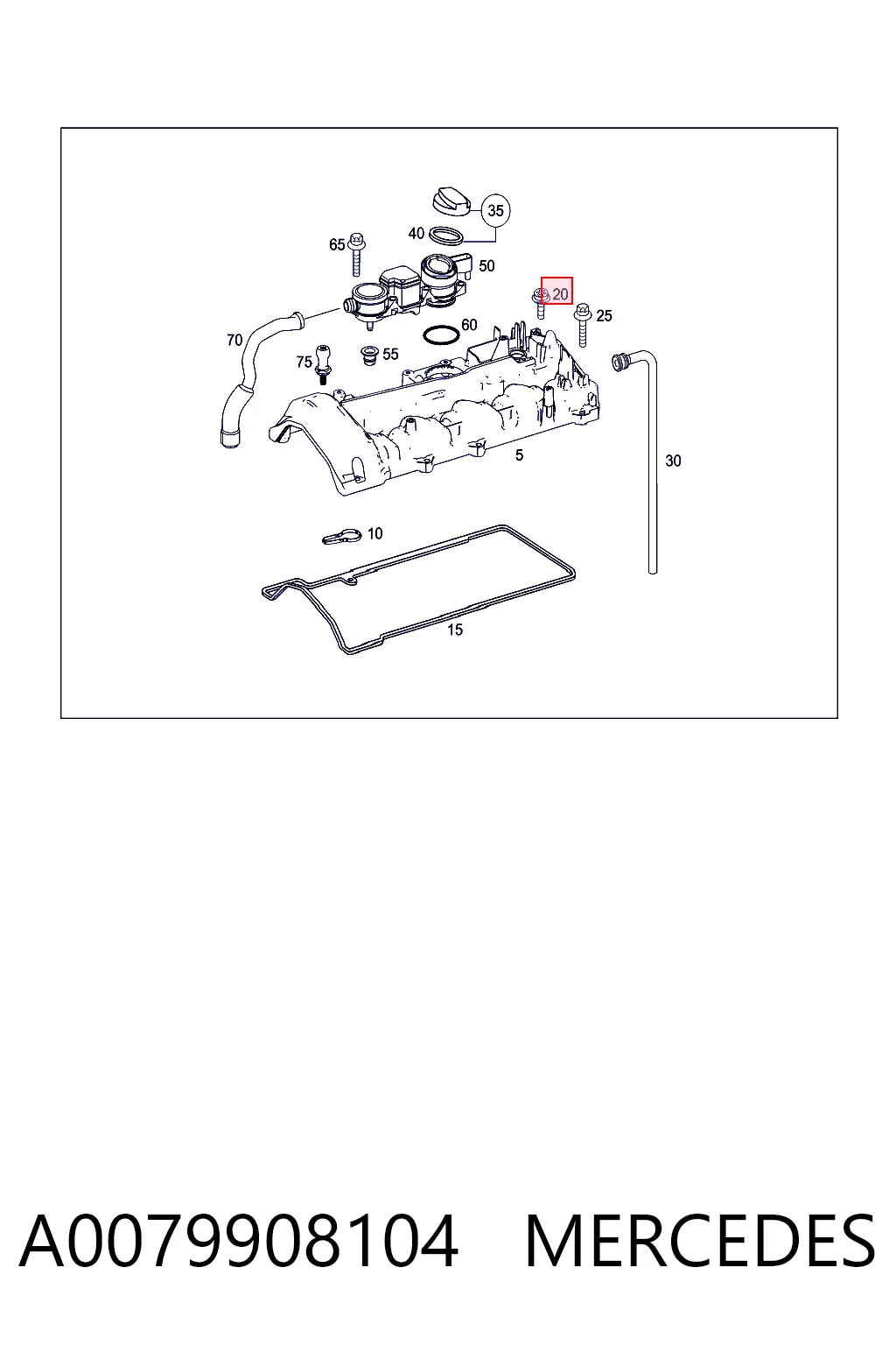 A0079908104 Mercedes