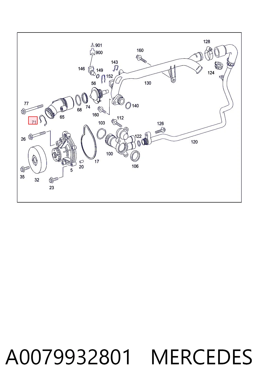 A0079932801 Mercedes