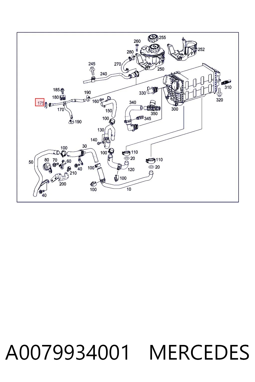 A0079934001 Mercedes
