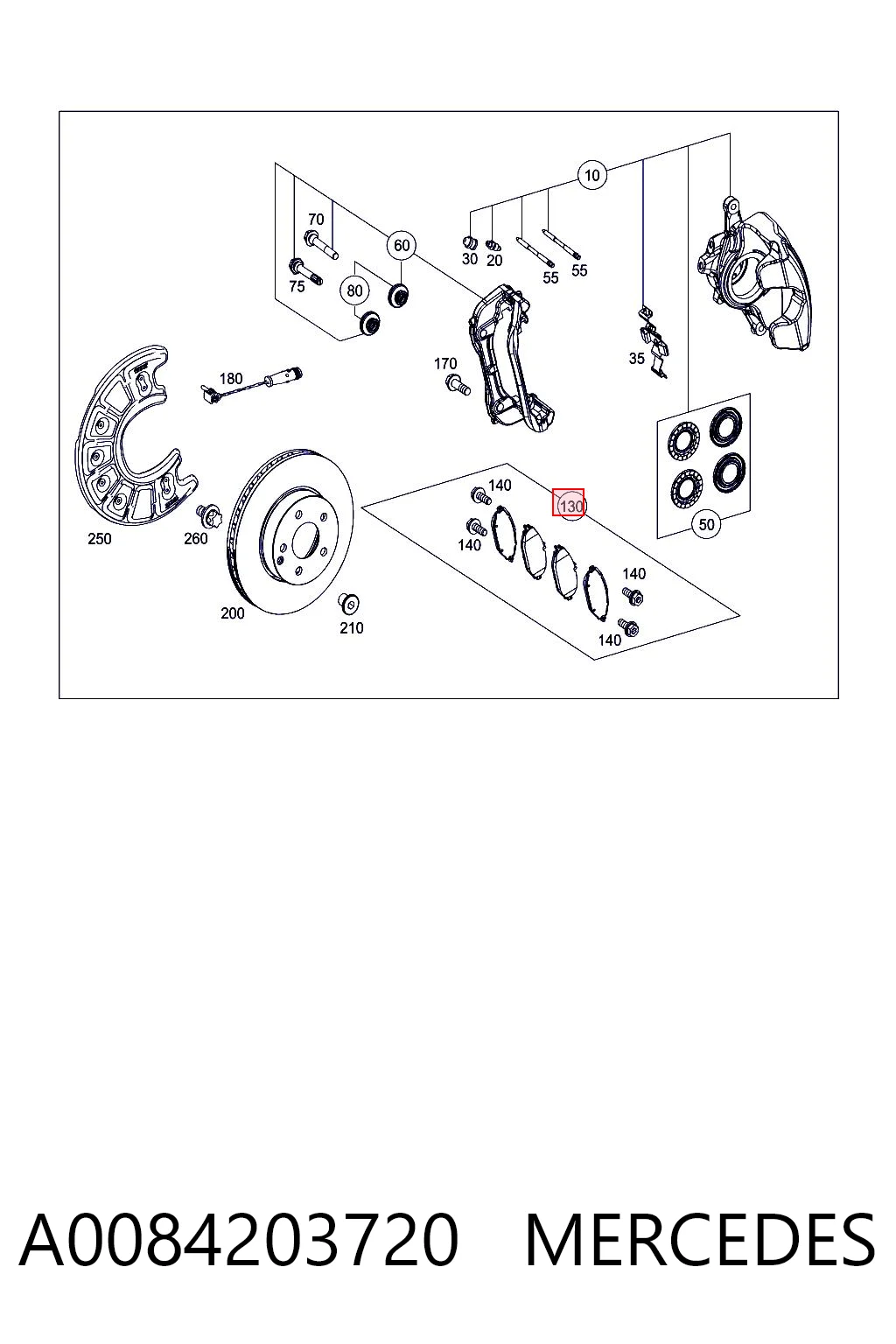 A0084203720 Mercedes