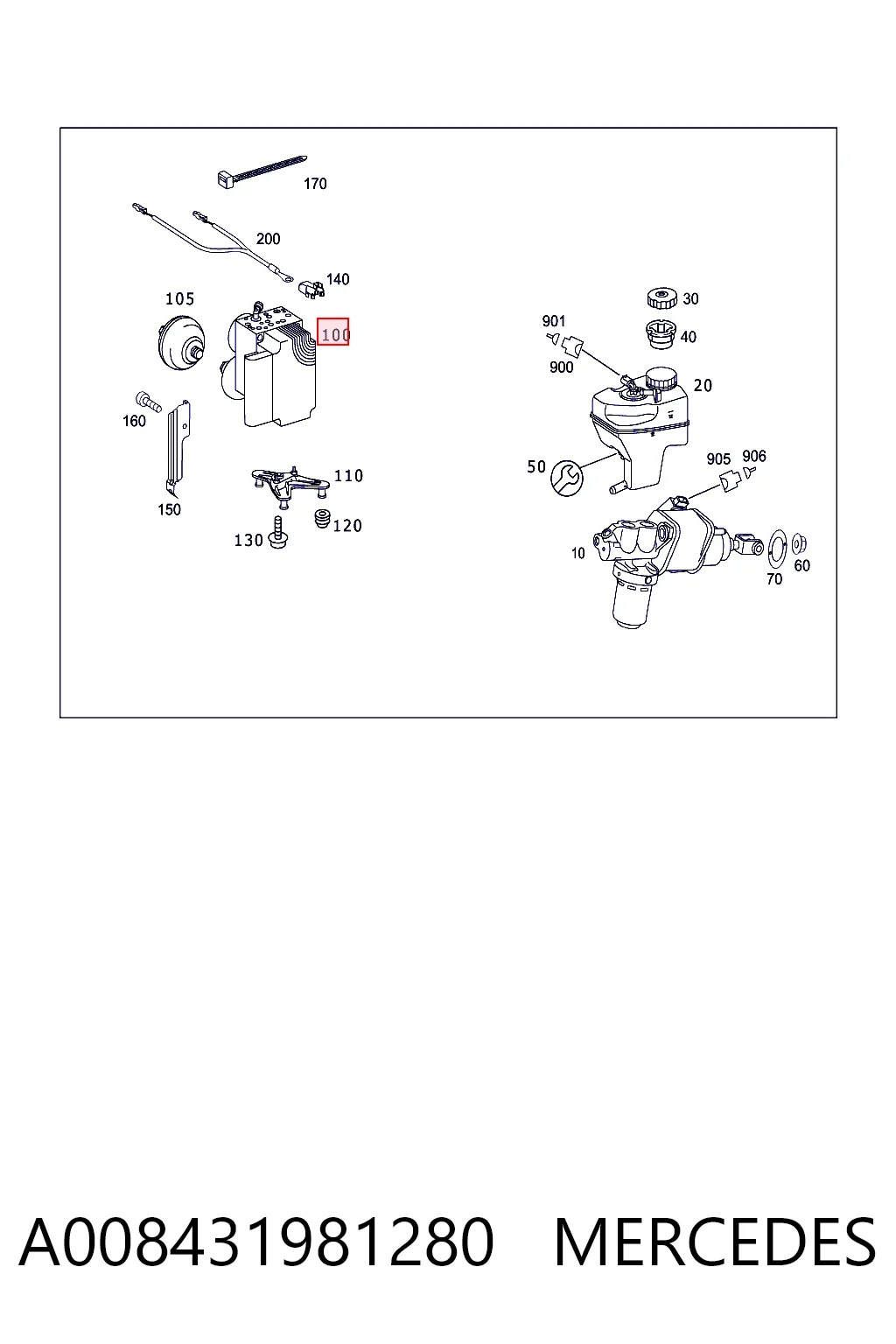Unidade hidráulico de controlo ABS 0265250112 Bosch