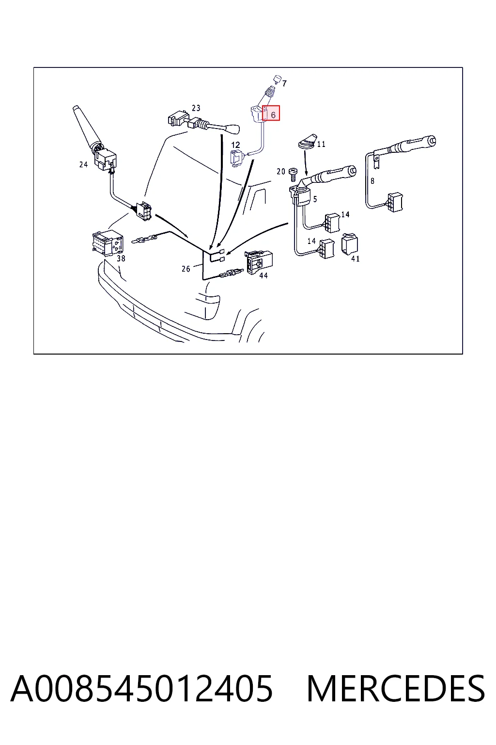 A008545012405 Mercedes