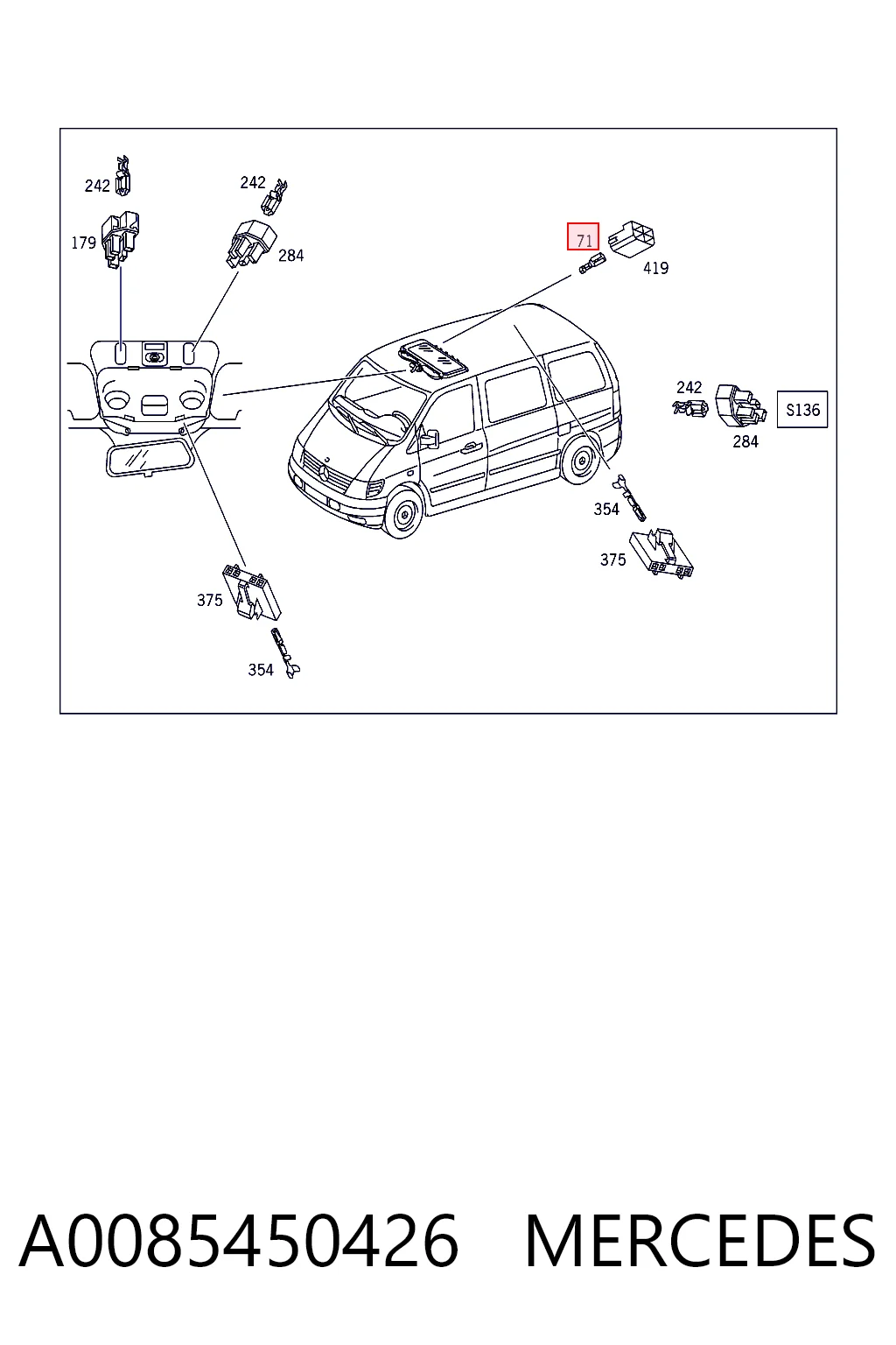 A0085450426 Mercedes