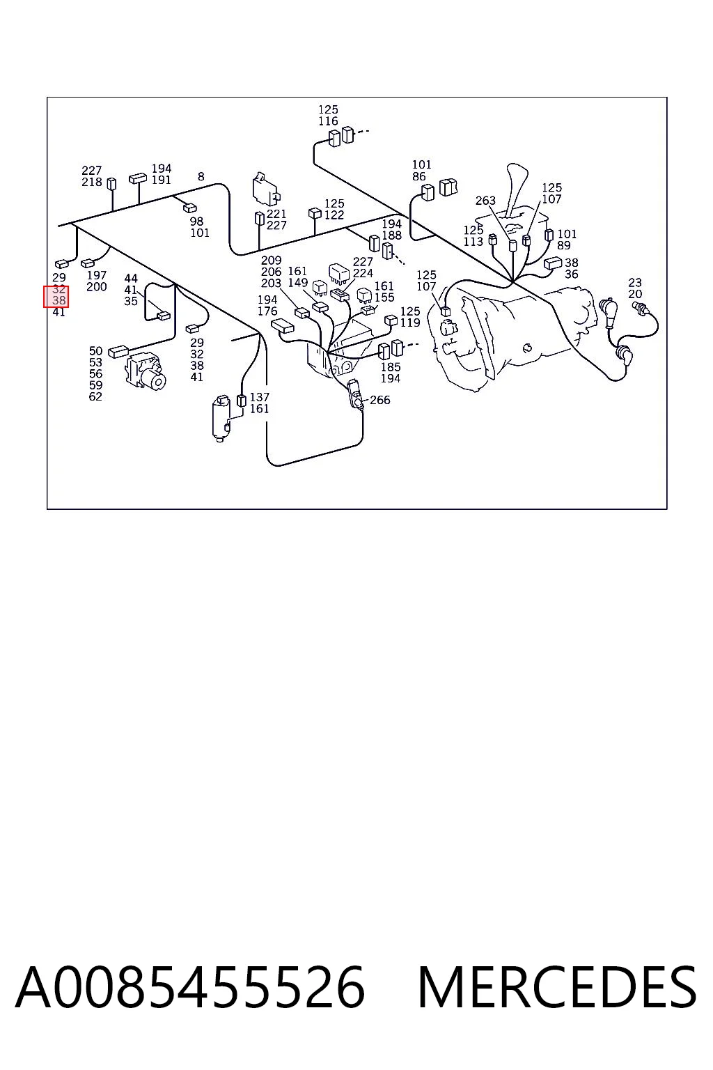 A0085455526 Mercedes