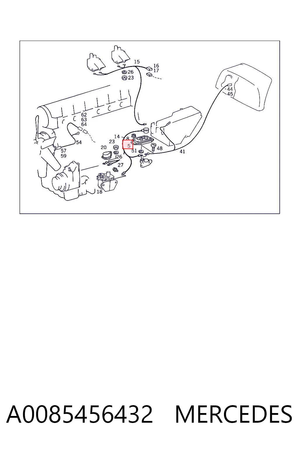 A0085456432 Mercedes