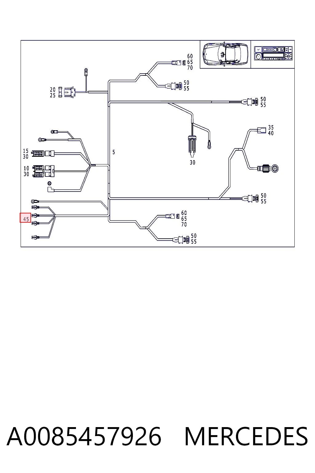 A0085457926 Mercedes