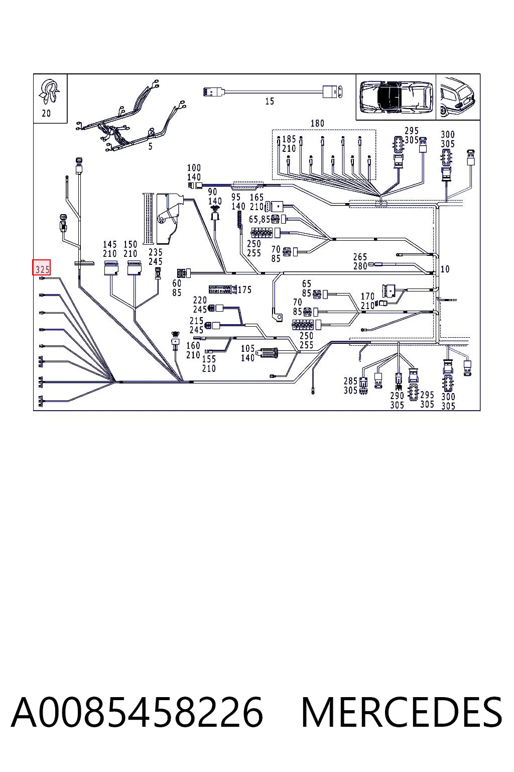 A0085458226 Mercedes