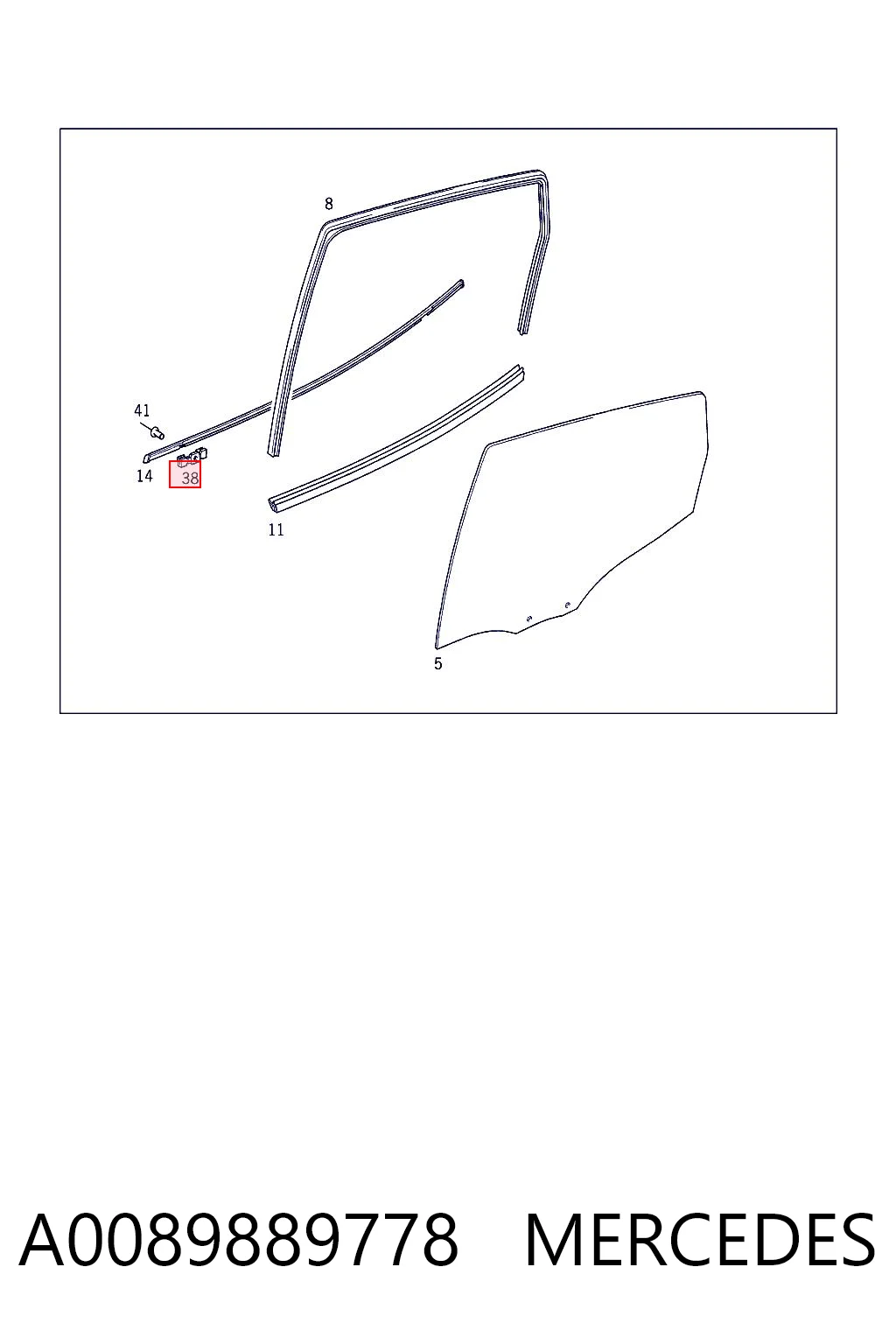 A0089889778 Mercedes