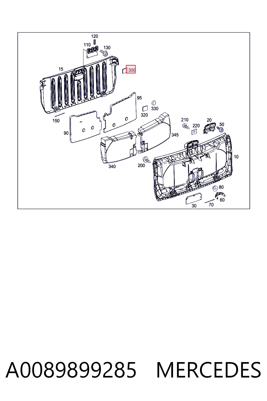 A0089899285 Mercedes