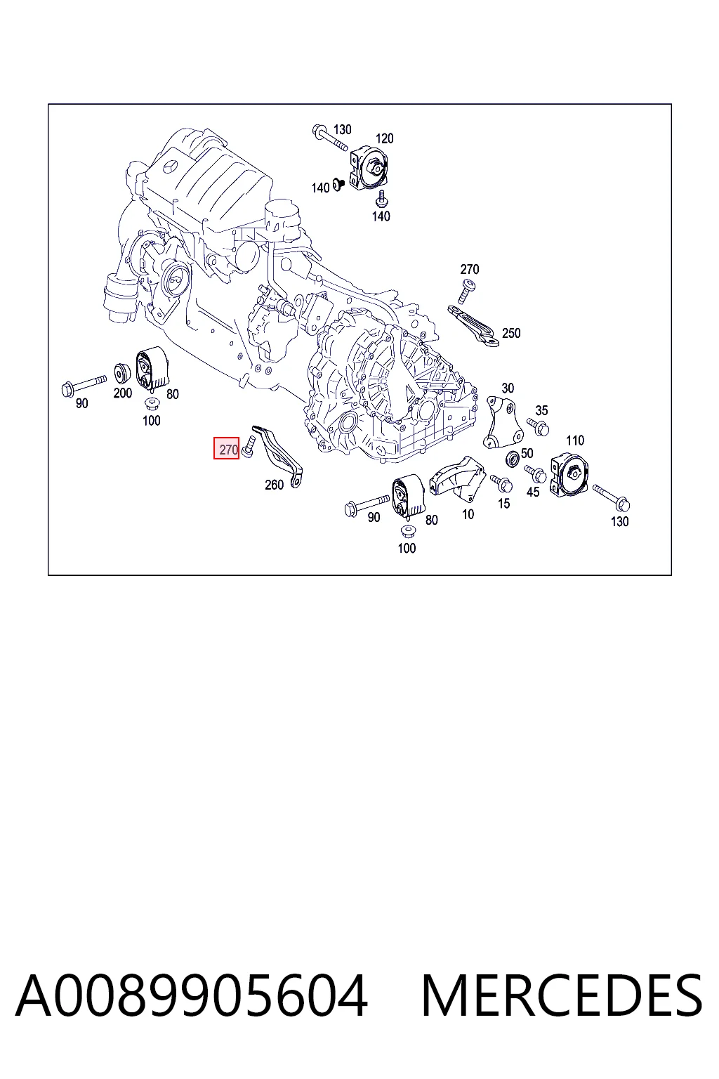 A0089905604 Mercedes