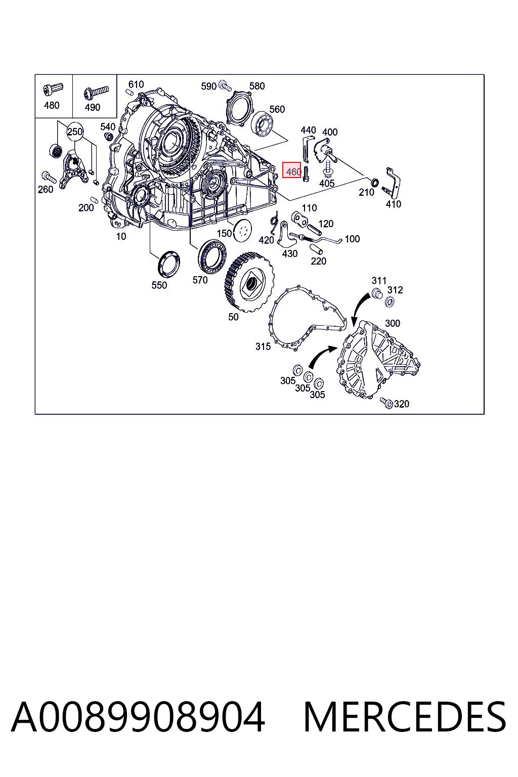 A0089908904 Mercedes