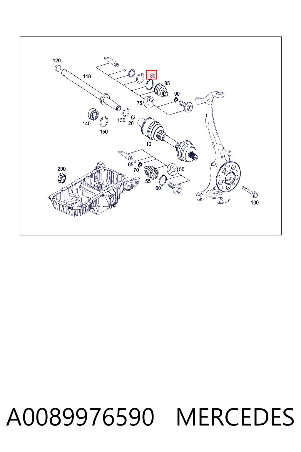 A0089976590 Mercedes