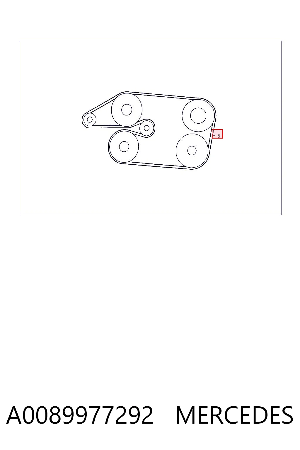 A0089977292 Mercedes