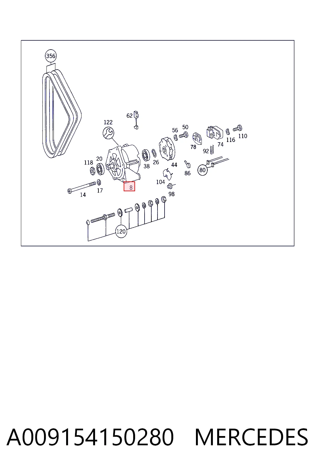 A009154150280 Mercedes