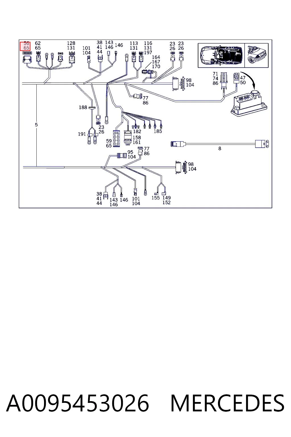 A0095453026 Mercedes