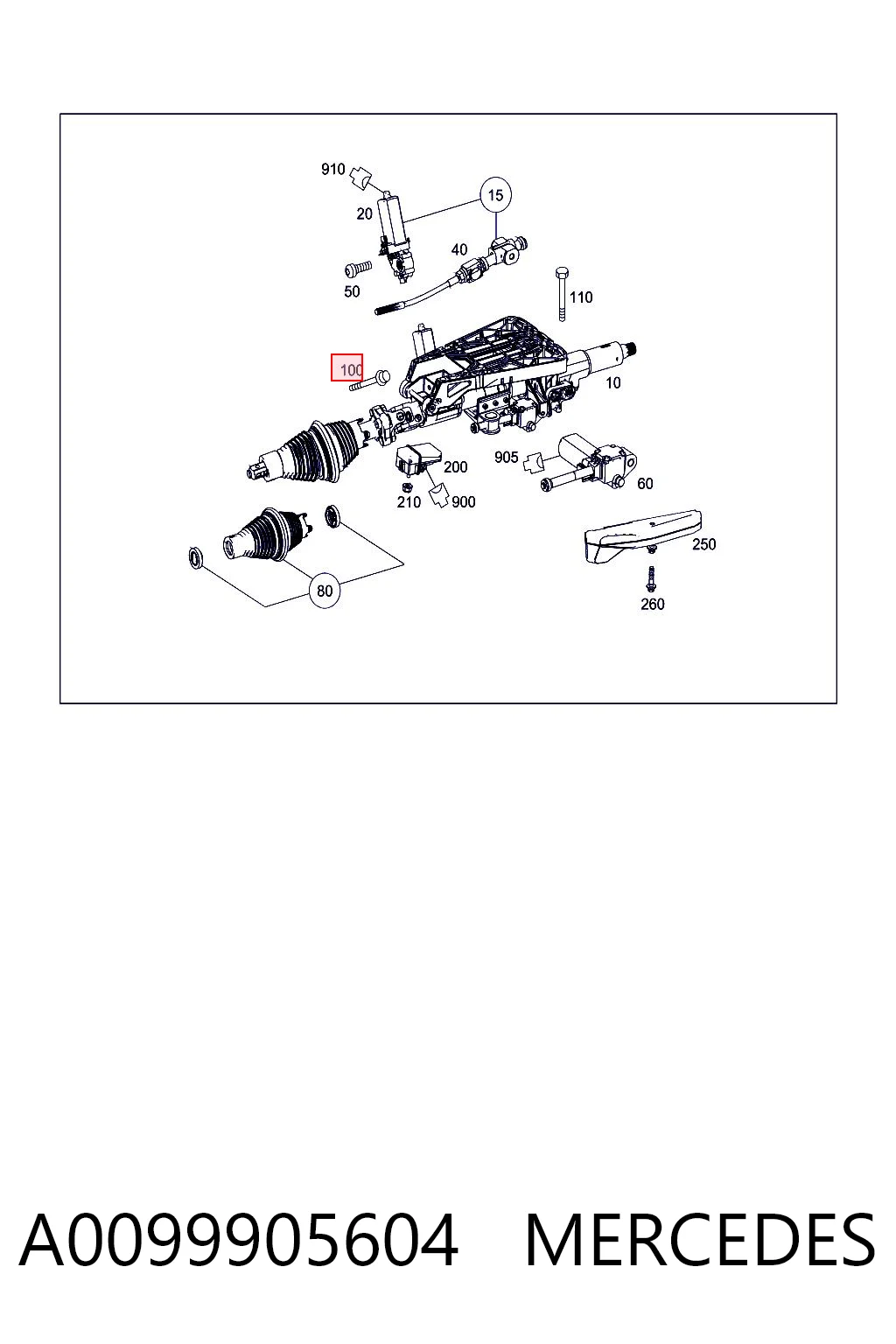 A0099905604 Mercedes
