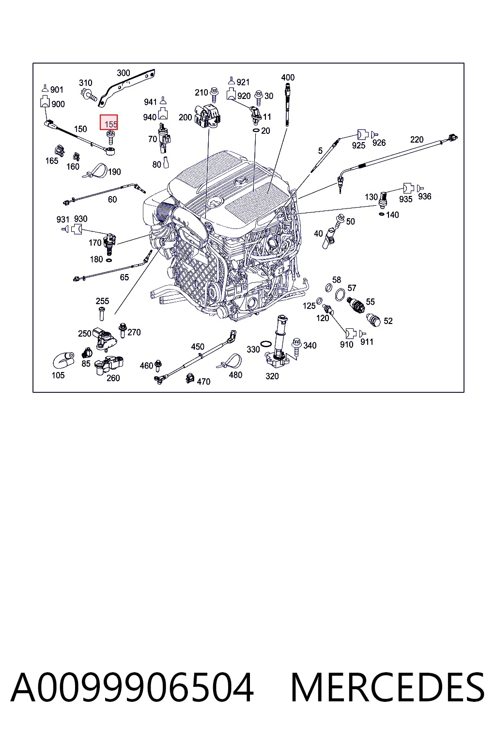 A0099906504 Mercedes