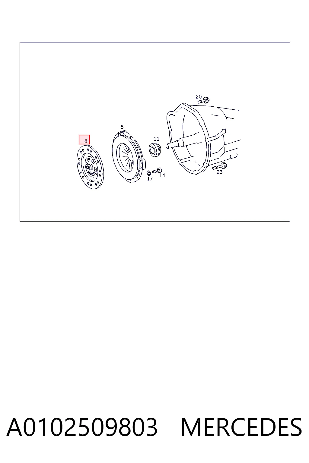 A0102509803 Mercedes