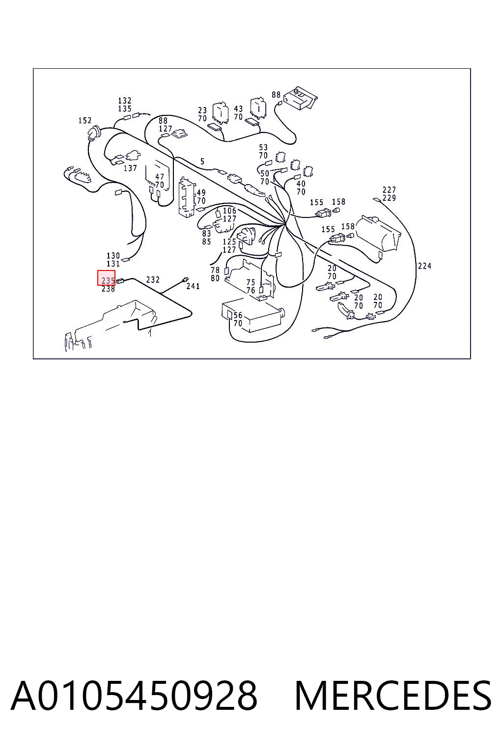 A0105450928 Mercedes