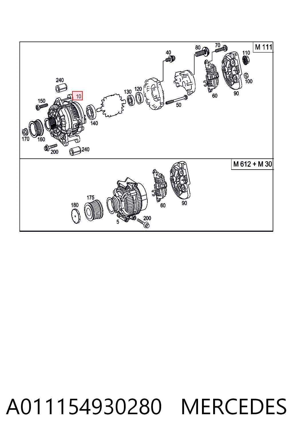 A011154930280 Mercedes