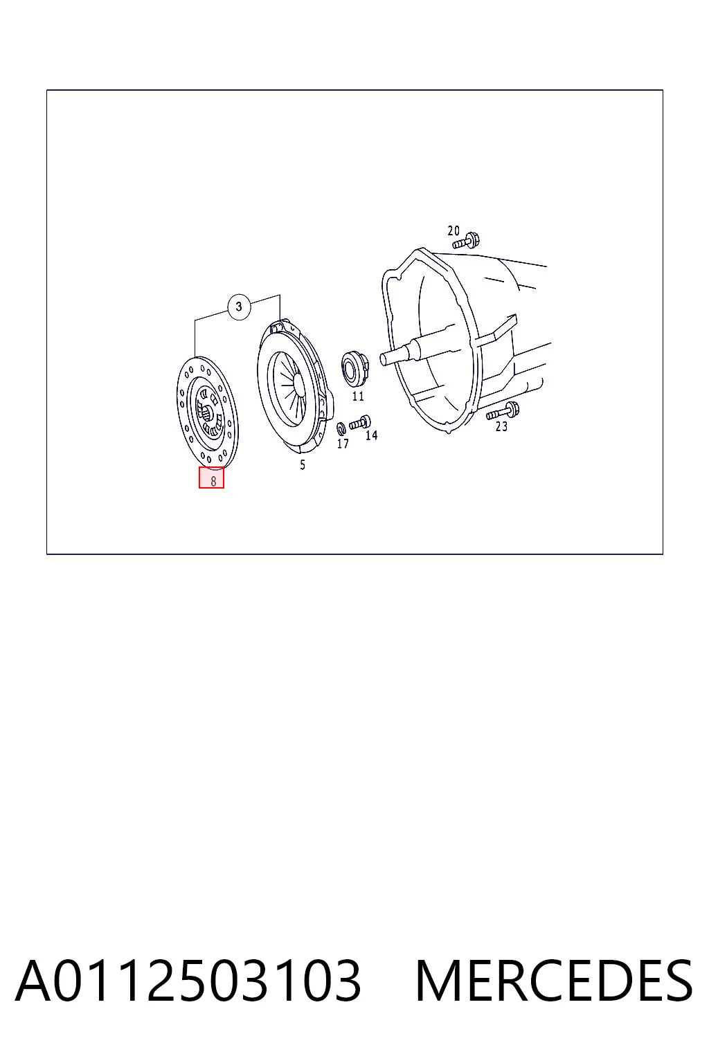 A0112503103 Mercedes