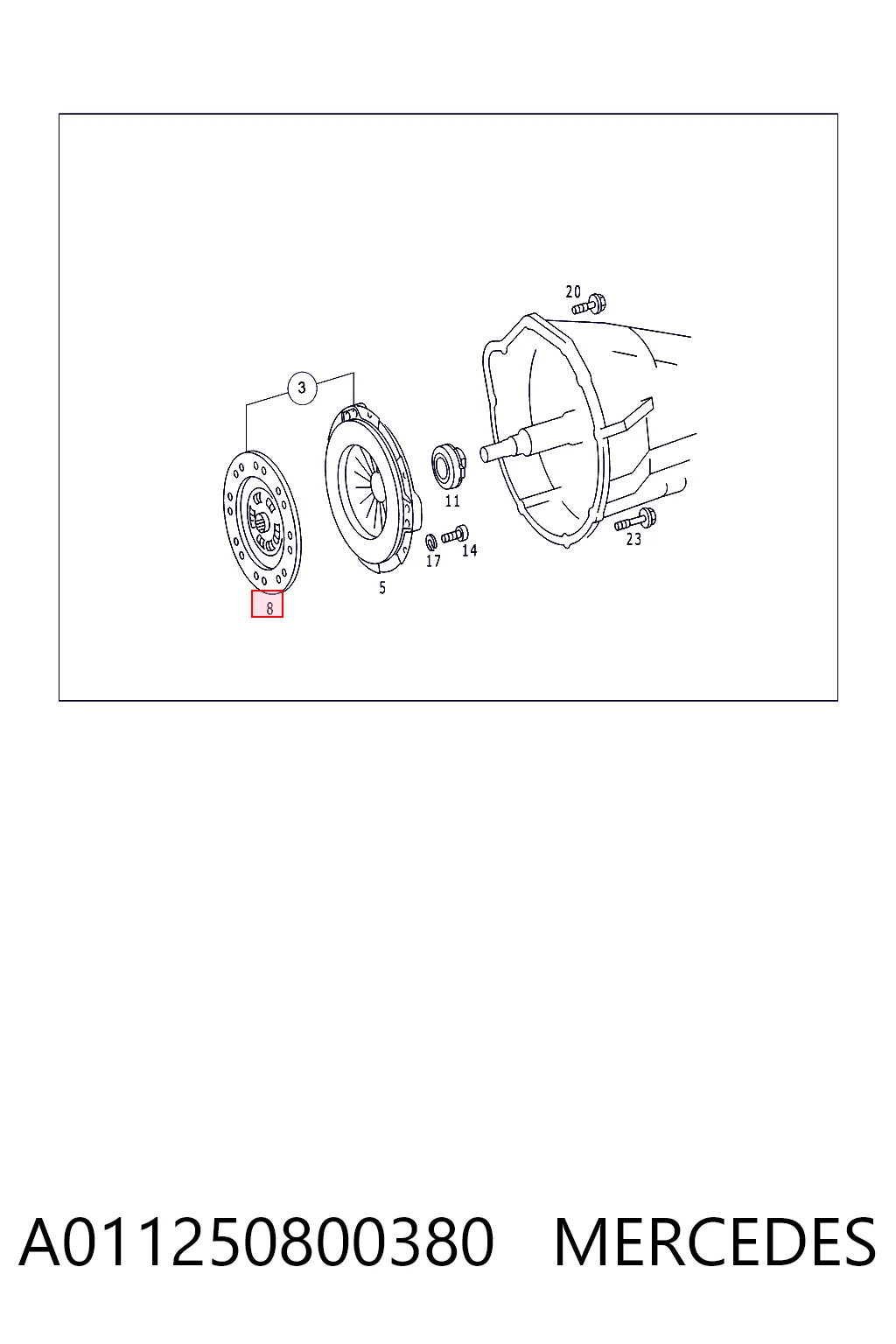 A011250800380 Mercedes