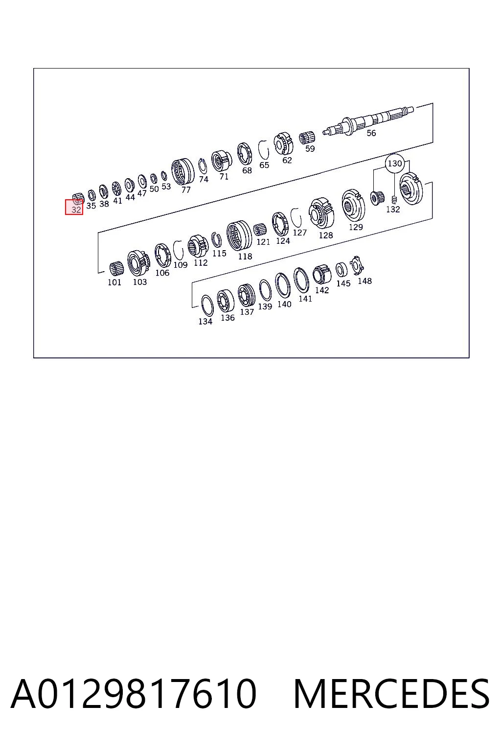 A0129817610 Mercedes