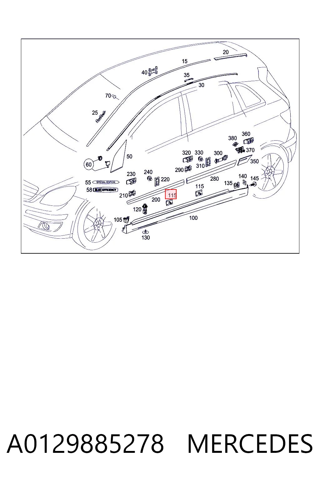 A0129885278 Mercedes