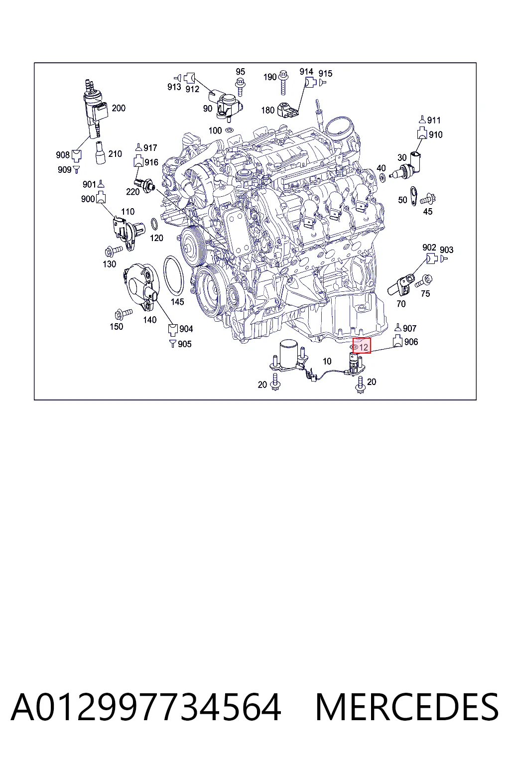 A012997734564 Mercedes