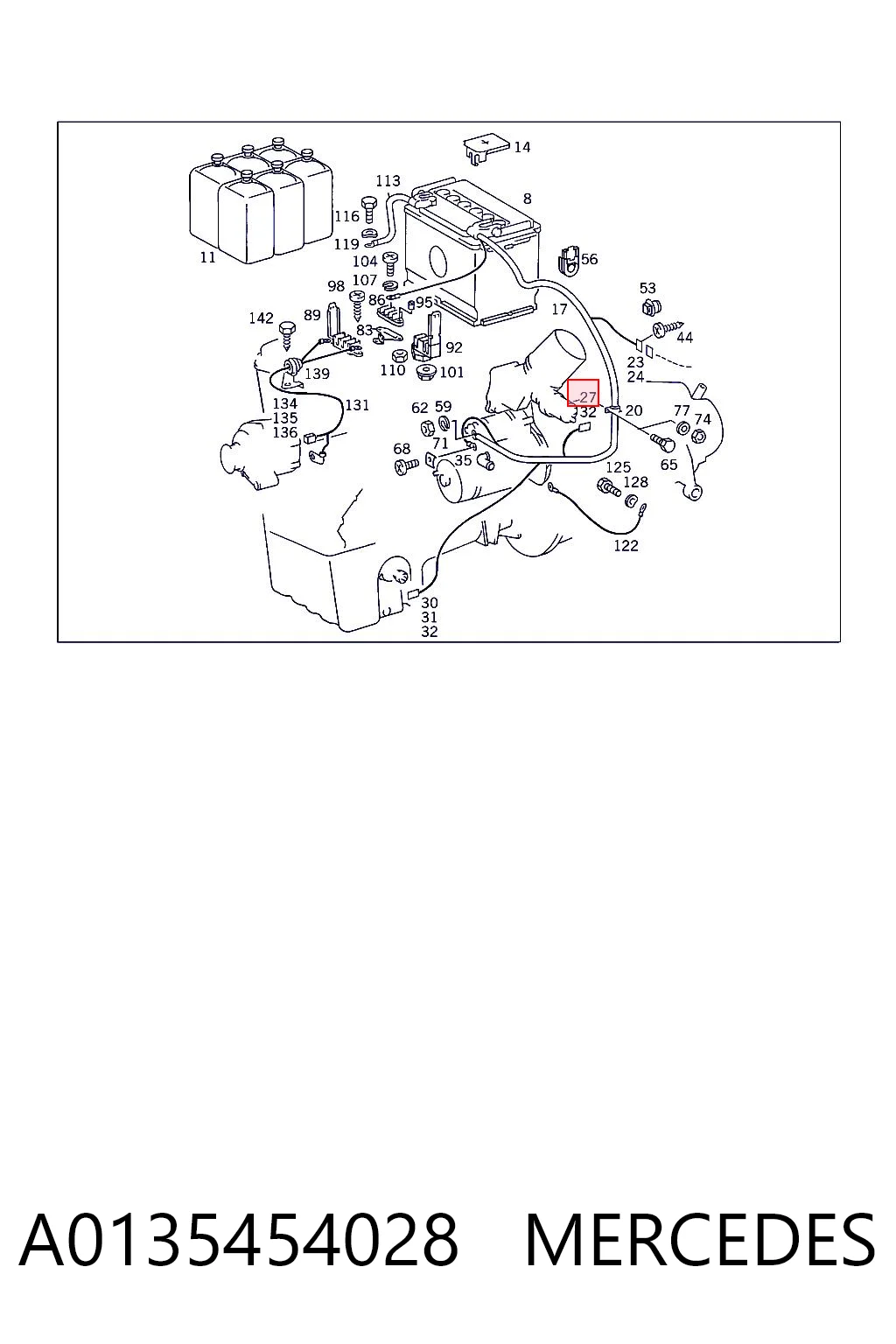 A0135454028 Mercedes