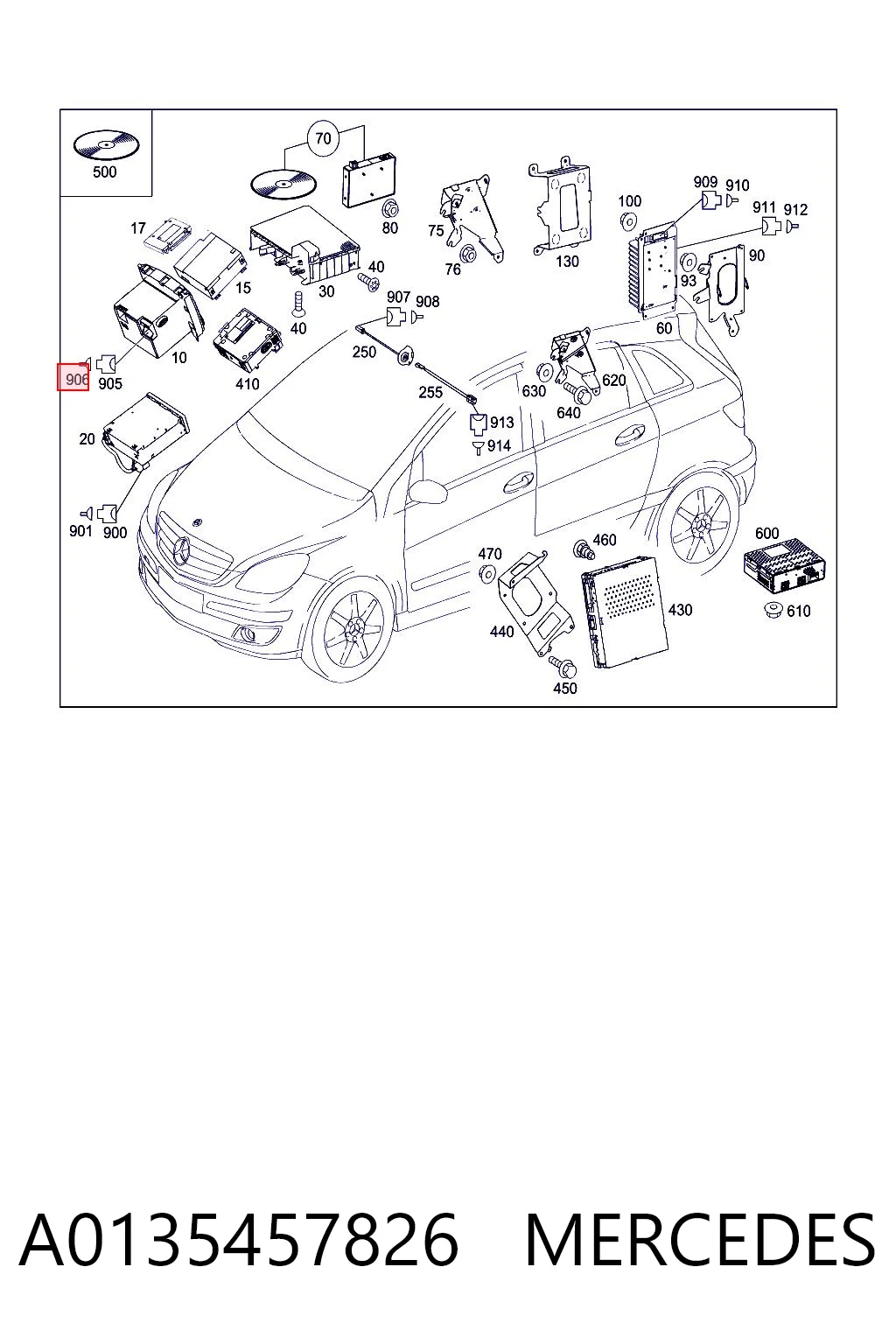 A0135457826 Mercedes