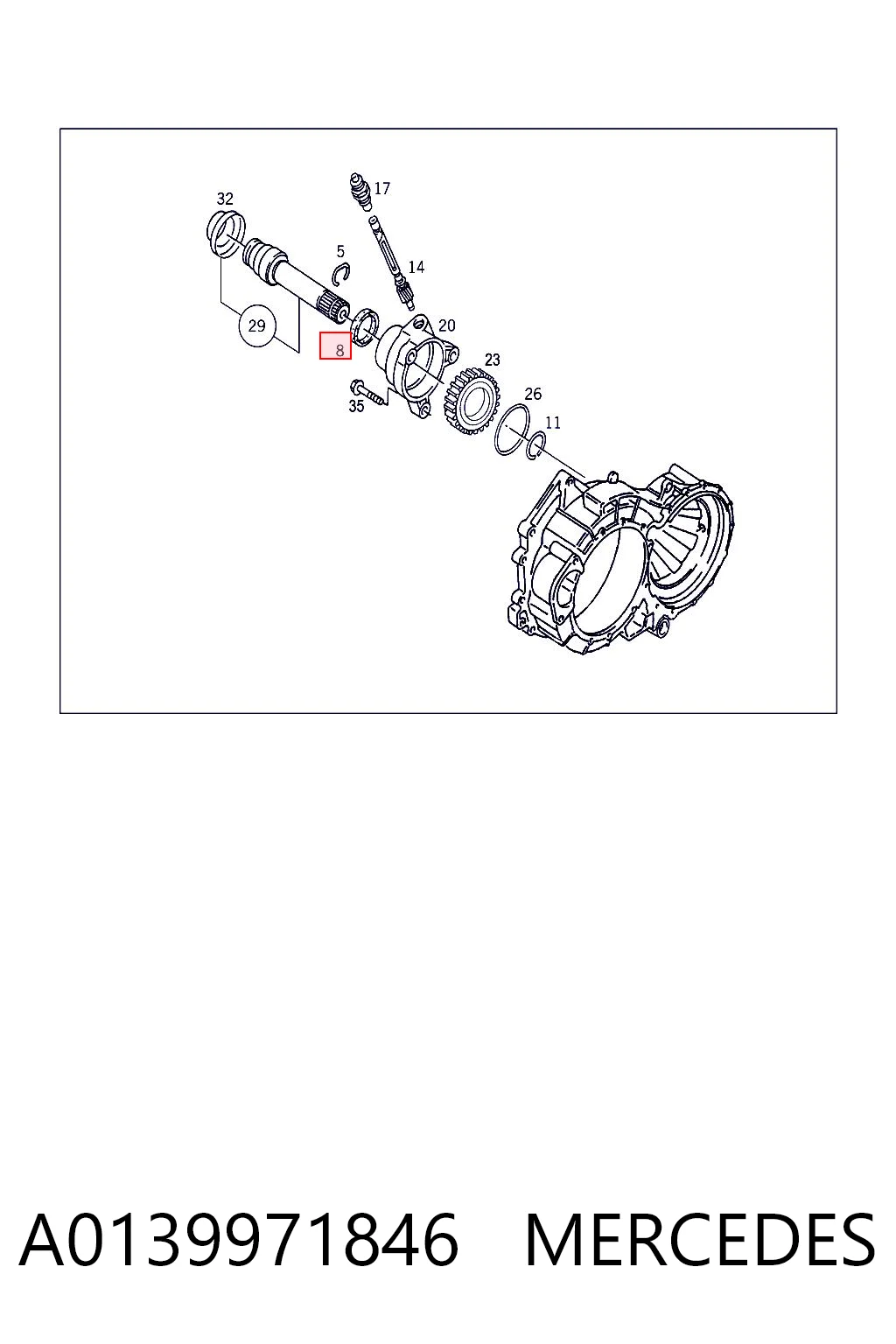 A0139971846 Mercedes