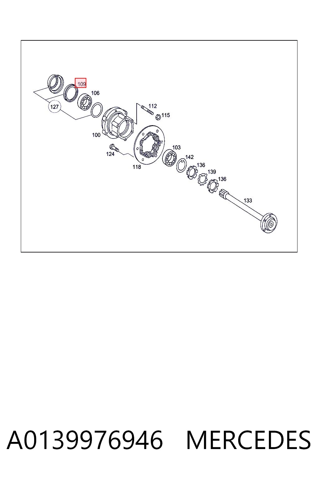 A0139976946 Mercedes