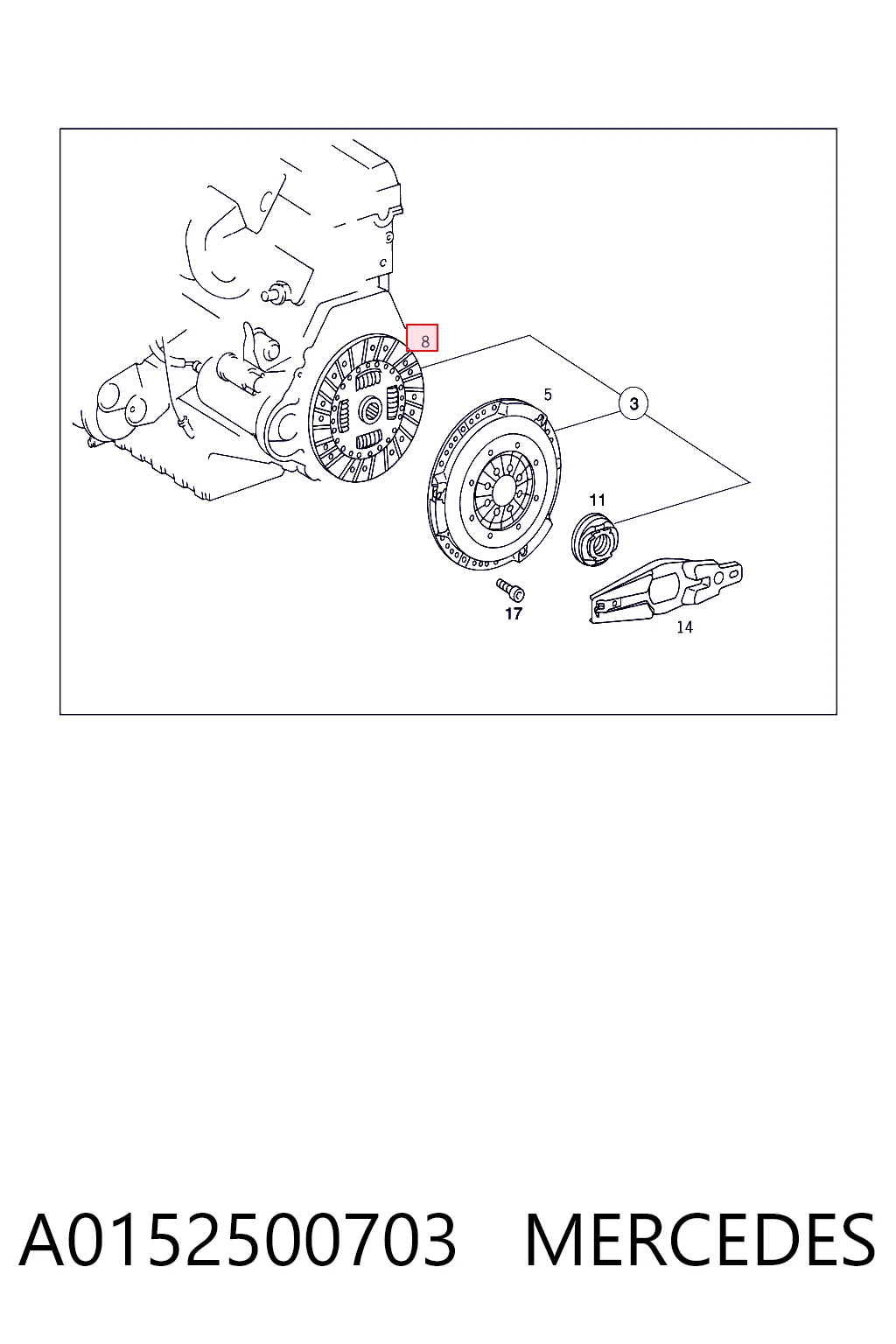 A0152500703 Mercedes