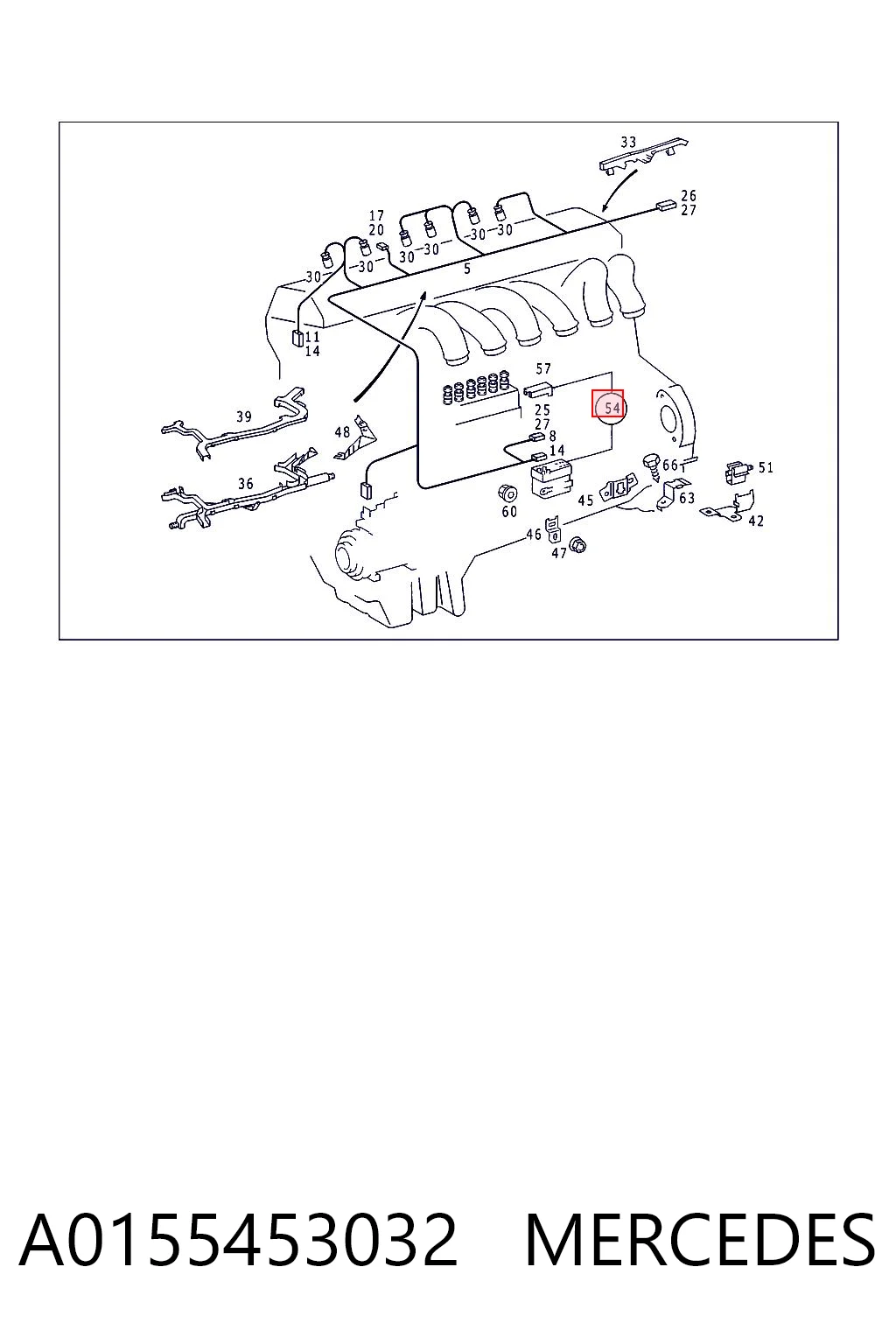A0155453032 Mercedes