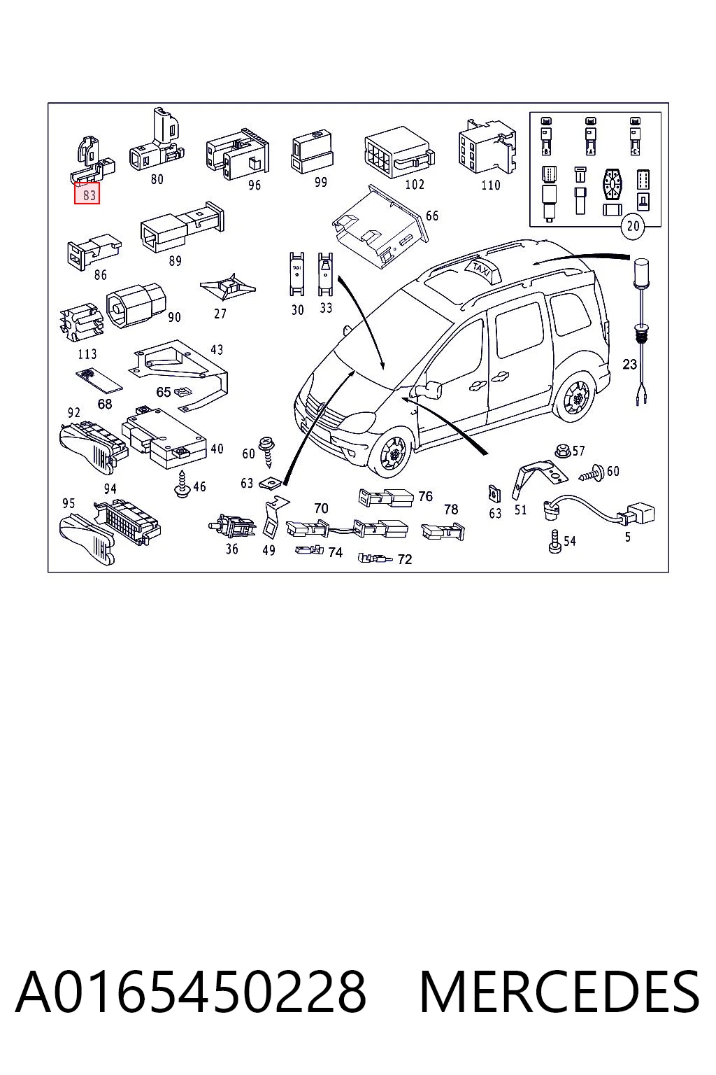 A0165450228 Mercedes