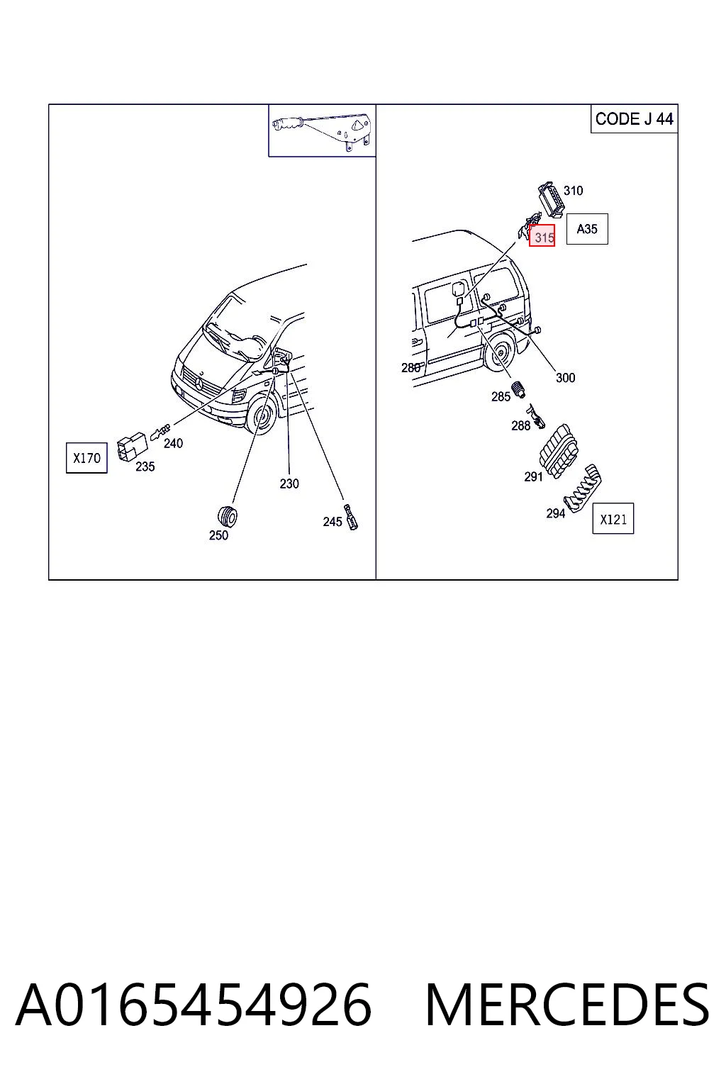 A0165454926 Mercedes