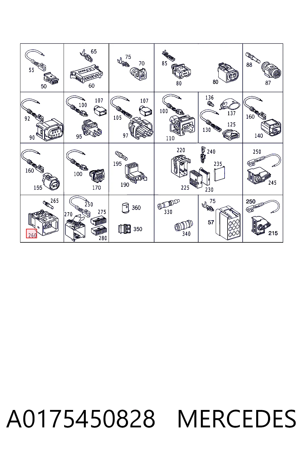 A0175450828 Mercedes