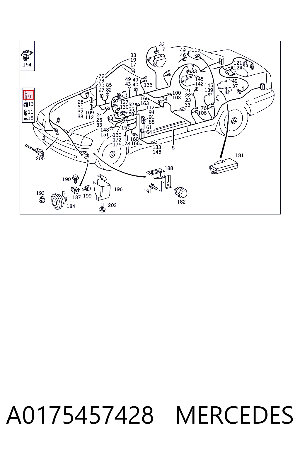 A0175457428 Mercedes