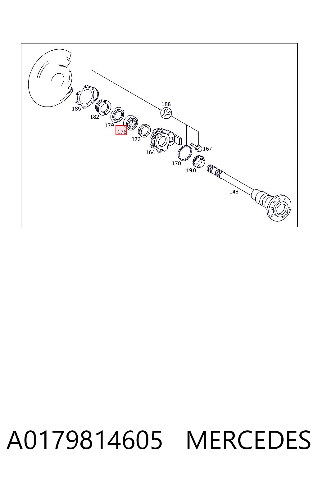 A0179814605 Mercedes
