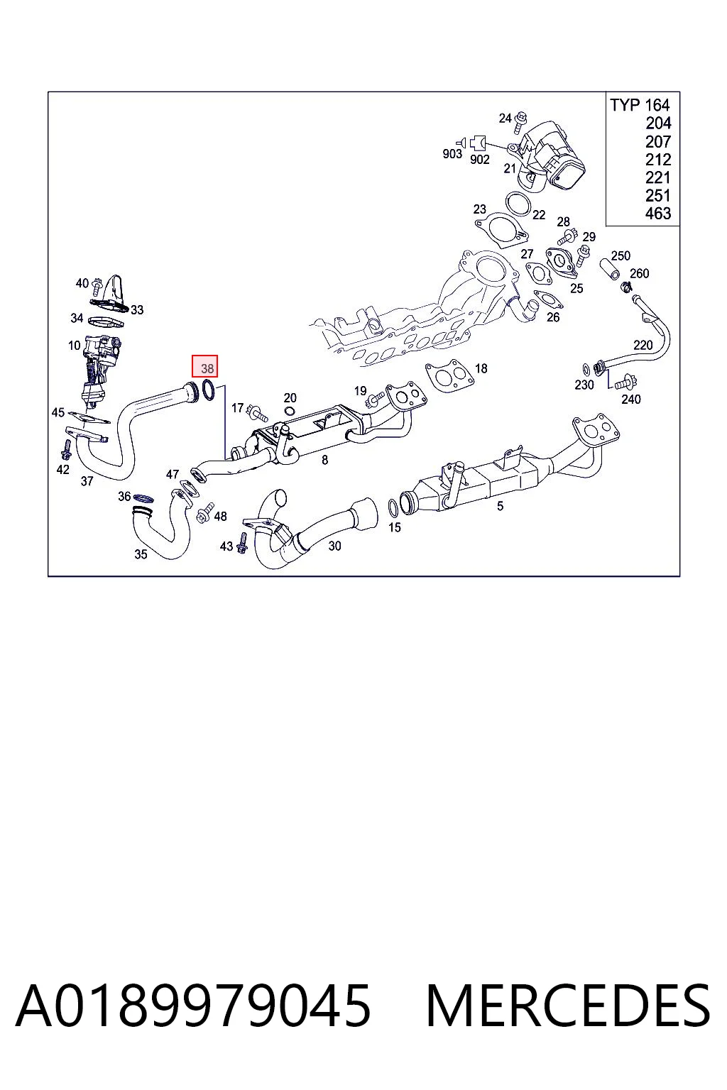 A0189979045 Mercedes