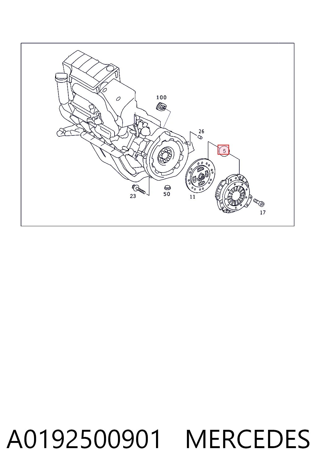 A0192500901 Mercedes